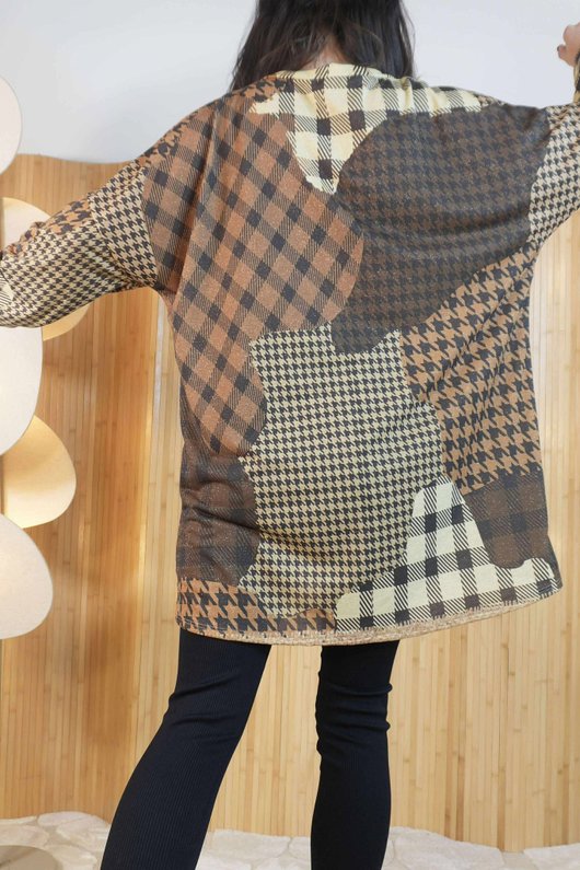 Roscoe Lurex Relaxed Knit Top Galaxy